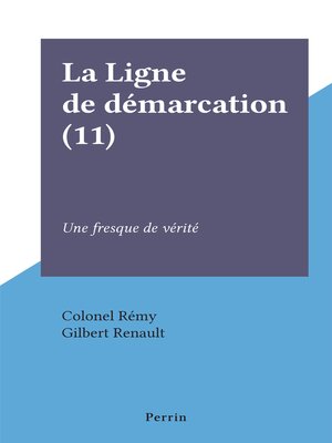 cover image of La Ligne de démarcation (11)